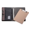 iCarryAll Smart 3 Ring Binder Portfolio Case with Clipboard for
