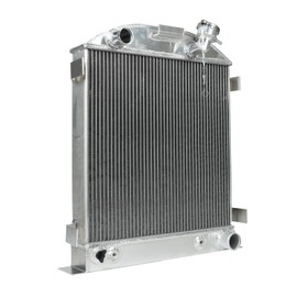 Smileracing 17"High Aluminum 3Row Radiator Compatible with 1932 Ford Low-Boy Chop Hot Rod w/Chevy Engine AT/MT