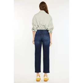 SALT TREE Kancan - Delvey Mid Rise Boyfriend Jeans - Essential, KC20080D Darkblue