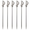 Cork Pops Stainless Steel 4 Inch Rapier Sword Cocktail Picks