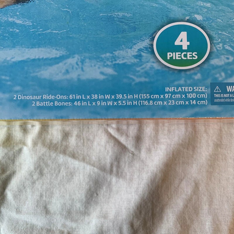 Play Day Inflatable Dino Dinosaur Duel Pool Float Water Game