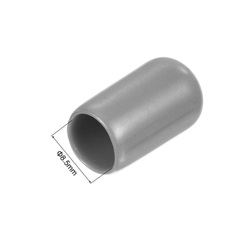 sourcing map 20pcs Rubber End Caps Protective Caps 8.5mm ID