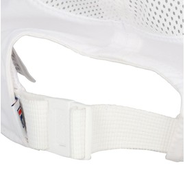 FILA Mesh Insert UV-Resistant Logo Cap, Unisex Adult, white, 57 to 59 cm