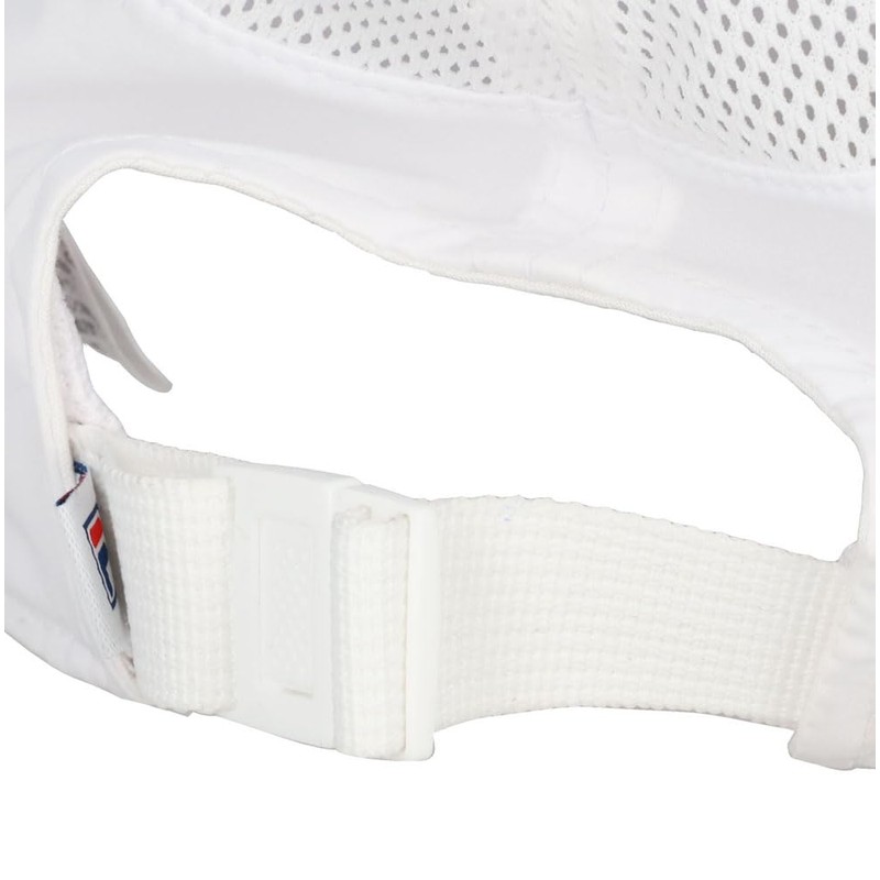 FILA Mesh Insert UV-Resistant Logo Cap, Unisex Adult, white, 57
