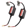 Aramox 2pcs H1 LED Light Decoder 12V DC Anti Flicker