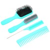 4Pcs Hair Brush Set Paddle Detangling Hair Brush Nine Rows