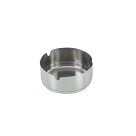 1 x Ashtray Stainless Steel 8 cm Diameter