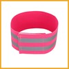 Partuto 4pcs Reflective Bands for Arm Cycling Reflective Armbands Pink