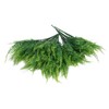 12pcs Artificial Plants Greenery Simulation Plants Fern Wort Fake Grass