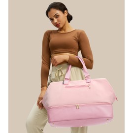 Uselike Weekender Bags for Women, Large Travel Duffel Bag with Shoes Compartment, Carry On Overnight Tote Bags with Toiletry Bags, Hospital Bags for Labor and Delivery