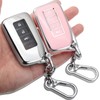 8T69T 2-Pack for Lexus Key Fob Cover with Keychain Accessories