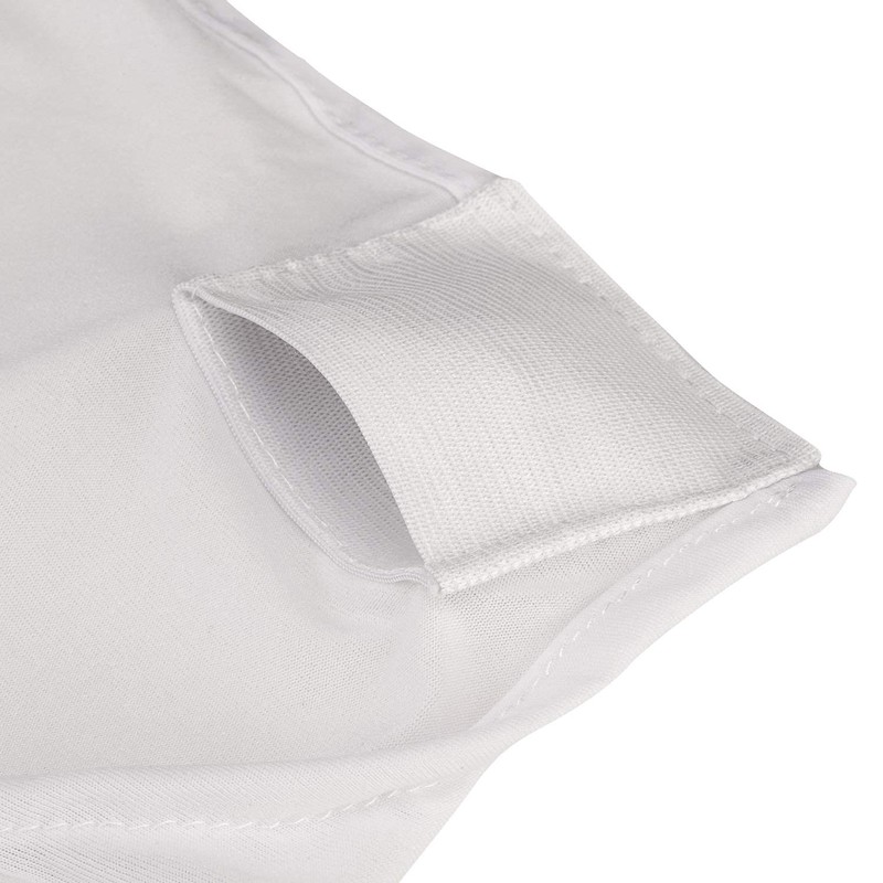 Trimming Shop Spandex White Chair Cover Stretch Fabric Removable Washable