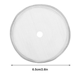 5 Pack French Press Replacement Filter Screen Reusable Stainless Steel Mesh Filters for 350ml / 11.8 oz French Press Coffee Maker