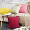 4-Pack Cotton Comfortable Solid Decorative Throw Pillow Case Square Cushion