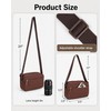 FHELAD Small Crossbody Bag for Women, Compact Puffer Camera Bag