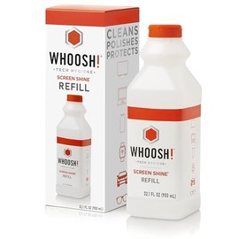 WHOOSH! Electronic Screen Cleaner Refill, 32.1 fl oz | Screen Cleaning Liquid Refill designed for Pro Premium Screen Cleaner, Eco-Friendly, Safe, Screen Cleaner Spray Refill for TVs, Computer Monitors
