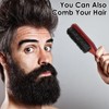 Beard brush with 100% boar bristles, beard brush made of