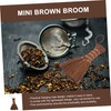 TOVINANNA 1Pc Delicate Corner Broom Compact Mini Palm Sweeping Tool