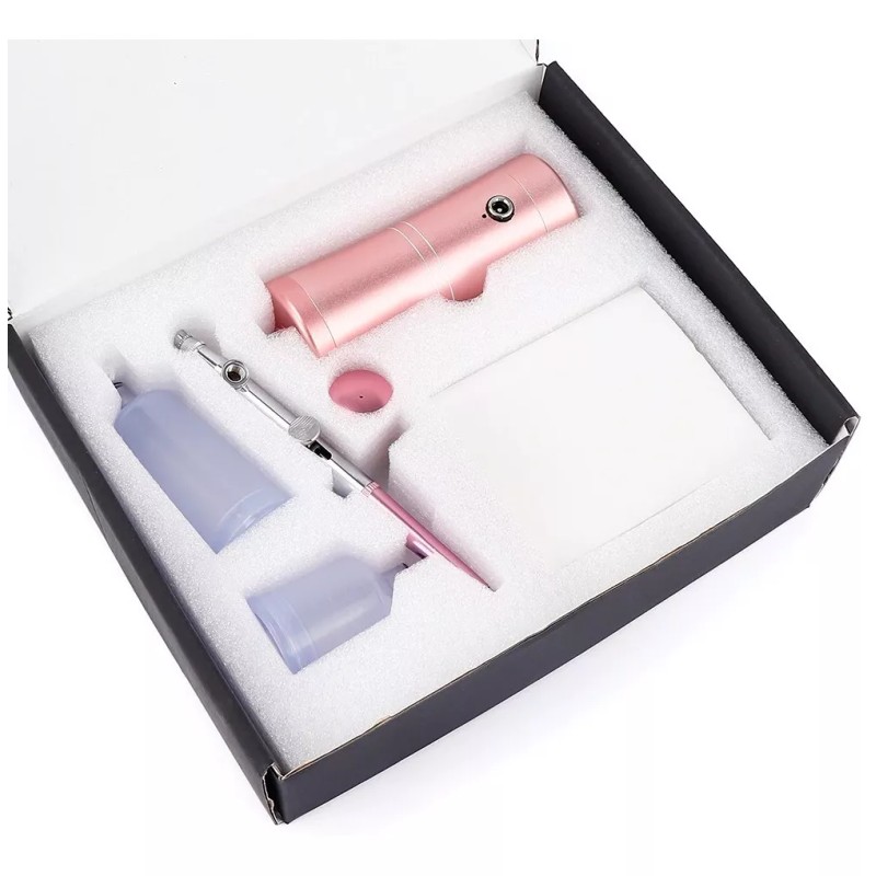 ForeverLily Kit Mini Aerógrafo Inalámbrico Arte, Tatuaje, Artesanía