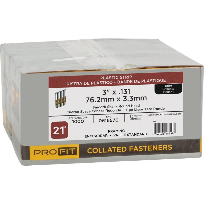 Prime Source Pneumatic GRT014 Round Head Framing Nail