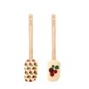 Jayomoli Silicone Kitchen Spatula Set, Wooden Handle Spatula Set for