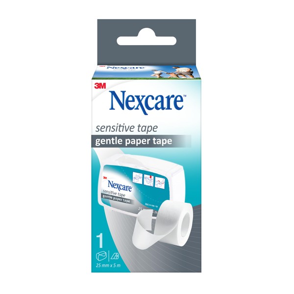 Nexcare N1530-1D Sensitives Fixierpflaster, latexfrei, 25 mm x 5 m