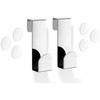 ZACK 40262 "MITOR" Haken für Glasduschwand, Set/2, Edelstahl hochglänzend, 7,5