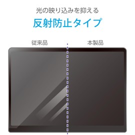 Elecom TB-MSP25FLA Surface Pro 12-Inch Protective Film Anti-Glare Special Adsorption Prevents Bubbles, Easy to Apply, Repositionable, Anti-Glare