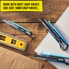 Zoid 18mm Snap Knife Refill 10 Pack, Sharp Carbon Steel