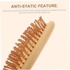 OHPHCALL Bamboo Hair Brush for Scalp Massage Sturdy Wide Tooth