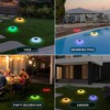 NORTTA 3 Pack Solar LED Floating Pool Lights 16 Colors
