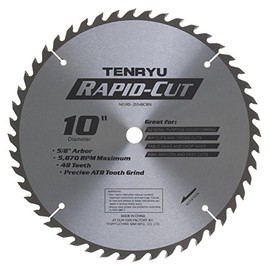 Tenryu RS-25548CBN 10" Carbide Tipped Saw Blade ( 48 Tooth ATB Grind - 5/8" Arbor - 0.126 Kerf)
