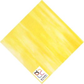 Wissmach Stained Glass Sheet and Mosaic Glass: Yellow, Dense Opal (8"x6"-1 Sheet) by BiNARi Glass Studio