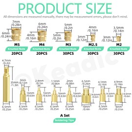 Keadic Heat-Set Insert Tips (Set 1)