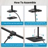 KableRika Desk Lamp Double Light: Bright Led Desk Lights for
