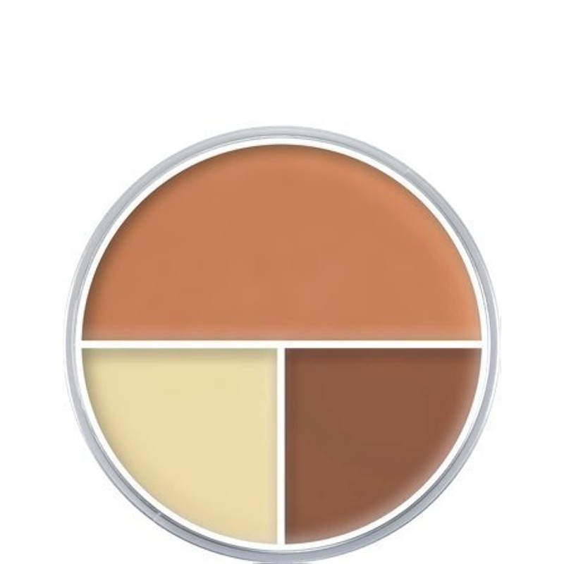 Kryolan 9013 Ultra Foundation Trio Face Makeup (B)