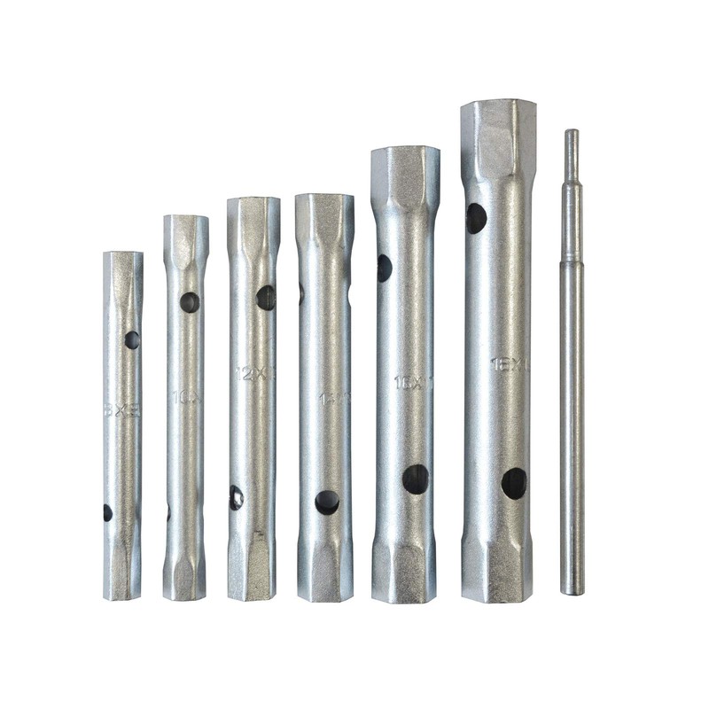 Box Spanner Set + Tommy Bar 6 Piece 8-19mm