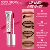 3Pcs Peel-Off Lip Stain & Lipliner Set - Waterproof, Long-Lasting,