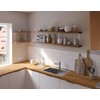 HEVVA HARTENBERG Double Shelf Brackets 15/20/25/30 cm Shelf Bracket, L-shaped