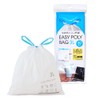 Nexta Trash Bags, Easy Plastic Bags with Strings, 0.8 gal