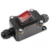 Feloako Waterproof Inline Cord Switch DPST 12V-24V/110V-250V| AC/DC Rocker Switch|