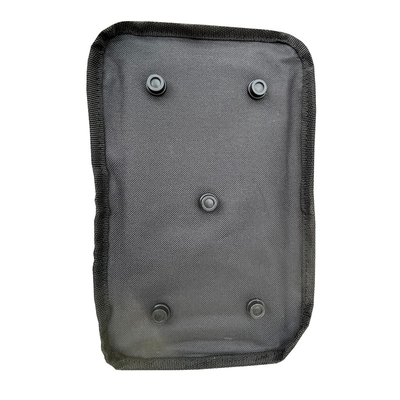 foolonli Shopping Basket Aluminium Foldable Picnic Basket Shopper 18L Black