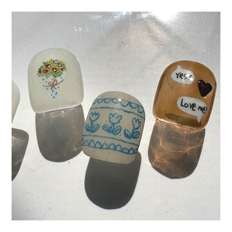 [Ar] Haru handmade nail tip drawing nail art specialist /