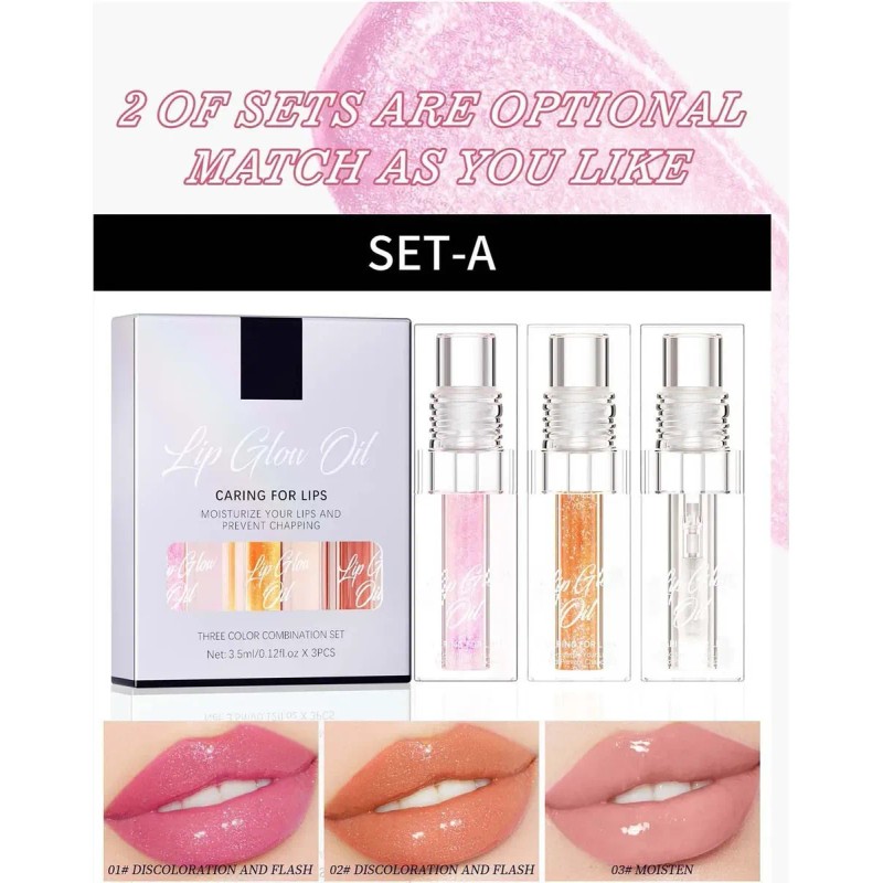 Set De Pintalabios Que Cambian De Color - Lápiz Labial