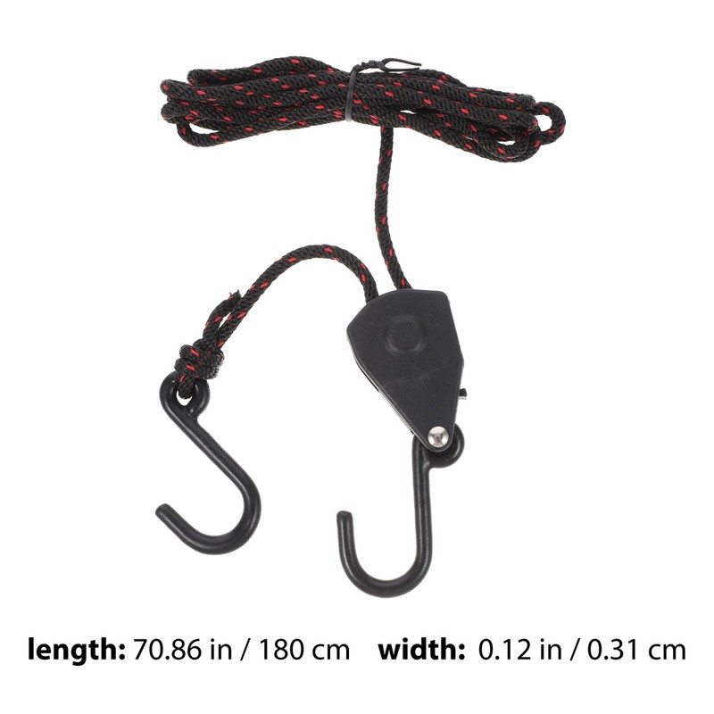 iplusmile Rope Ratchet Rope Hook Pulley Rope Packing Belt Max