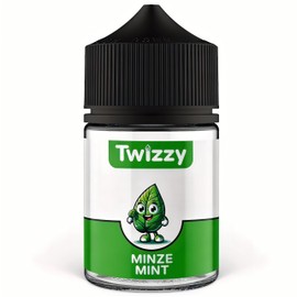 Twizzy Mint Food Flavour - 60 ml - Intense Aroma - Ideal for Baking, Food & Drinks, Also for Nebulisers, Fog Machines, etc.