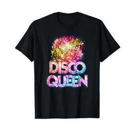 Disco Queen - 70's Disco Themed Vintage Seventies Costume T-Shirt