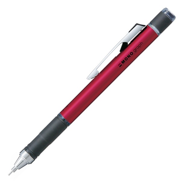 Tombow Mechacical Pencil 0.5mm Mono Graph Grip, Shine Pink (DPA-141E)