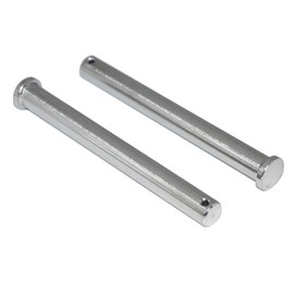 Pin 6 mm x 45 mm, Set of 4 Pin Bolts 6 x 45 mm Stainless Steel A4 Niro, Nirosta Safety Bolt with Head