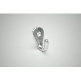 Towel Hooks Coat Hooks Polished Aluminium 38 x 20 x 30 mm